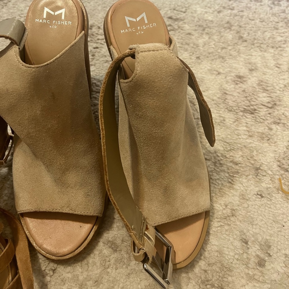 Marc fisher size 8 block heel